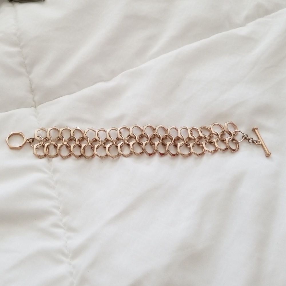Rose gold looking bracelet